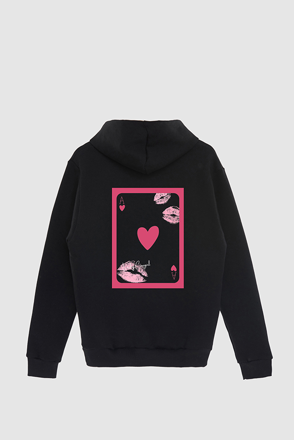 HOODIE ESTAMPADO WESTERN PINK LUCKY COWGIRL