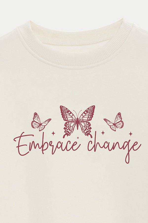 BUZO CROP FRISA ESTAMPADO MINIMAL LOVE EMBRACE