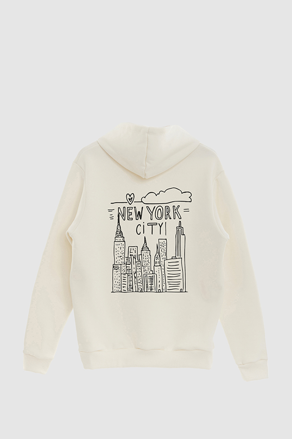 BUZO HOODIE ESTAMPADO WORLD CITY