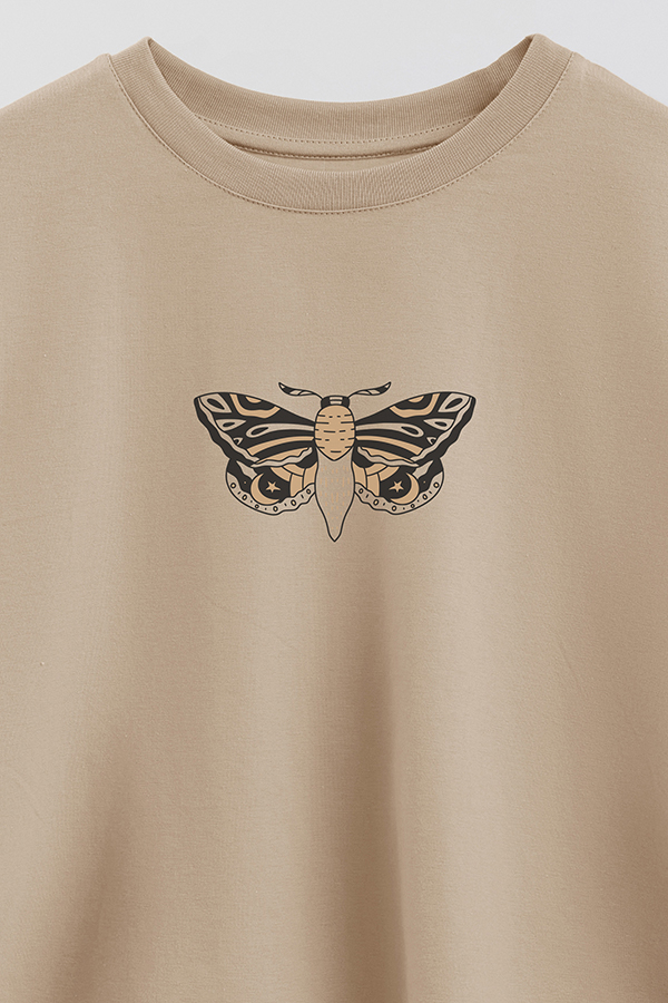 REMERA CROP ESTAMPADA BUTTERFLY 5