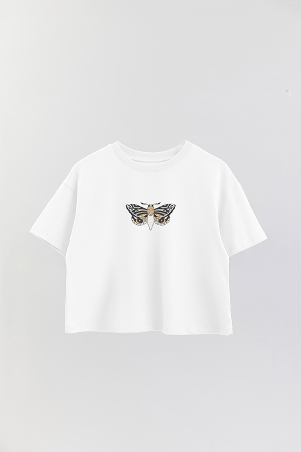 REMERA CROP ESTAMPADA BUTTERFLY 5