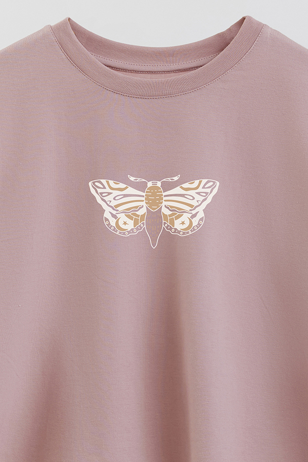REMERA CROP ESTAMPADA BUTTERFLY 5