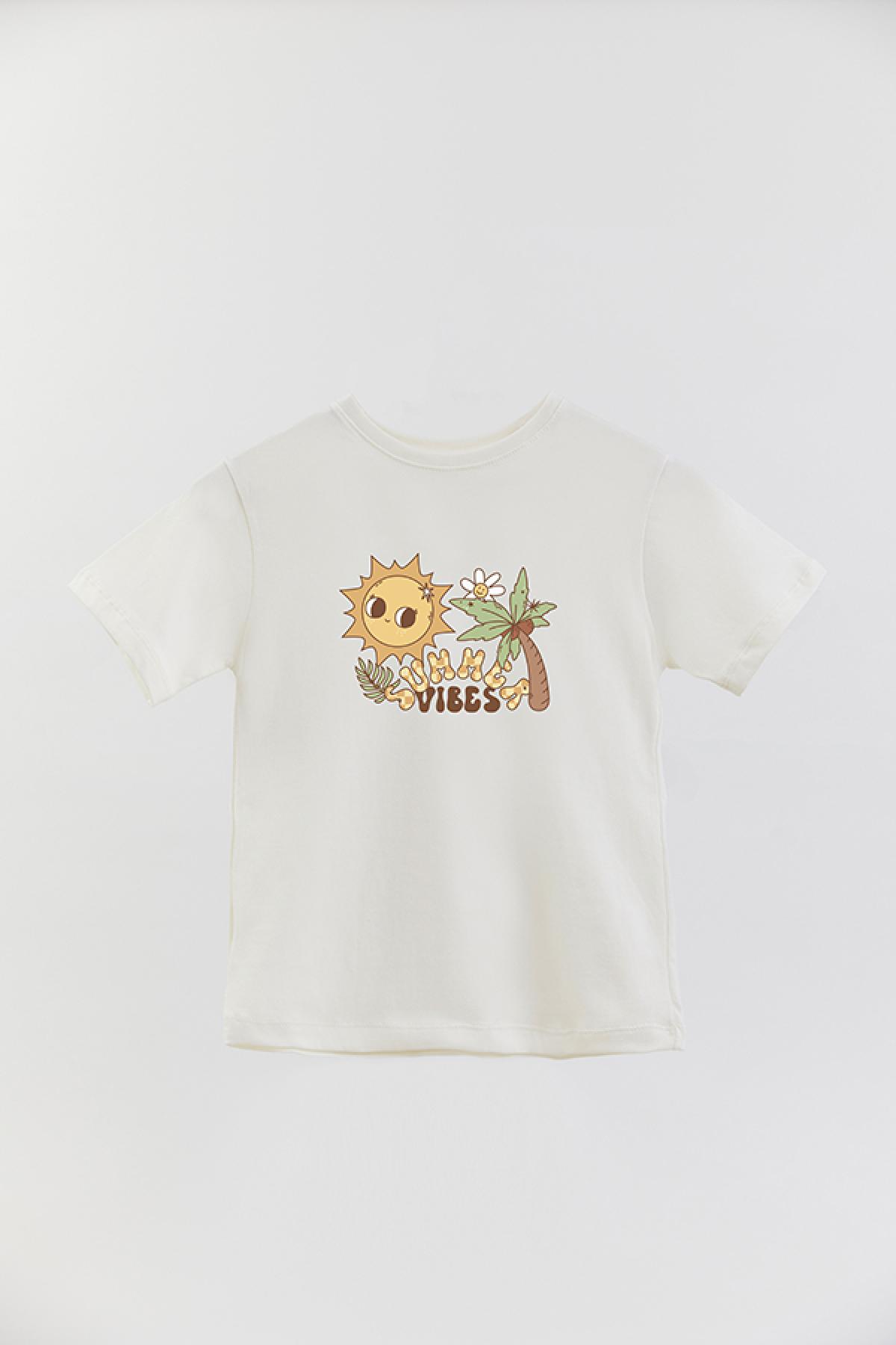 REMERA BASIC GIRL RT SUMMER VIBES
