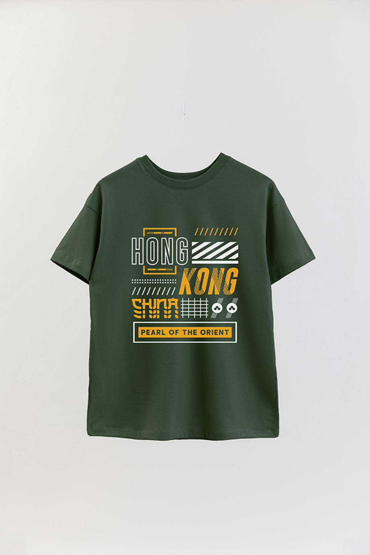 REMERA OVER ESTAMPADA CT HONGKONG