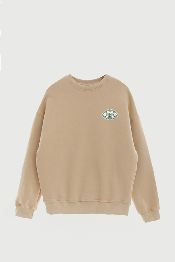 BUZO CREWNECK ESTAMPADO VARSITY COLLEGE TEAM