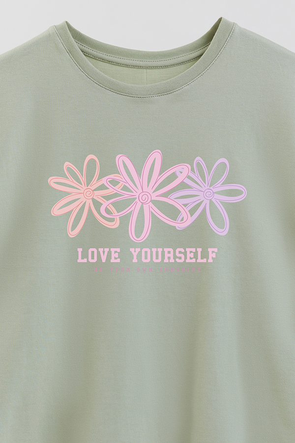 REMERA GIRL OVER LOVE YOURSELF