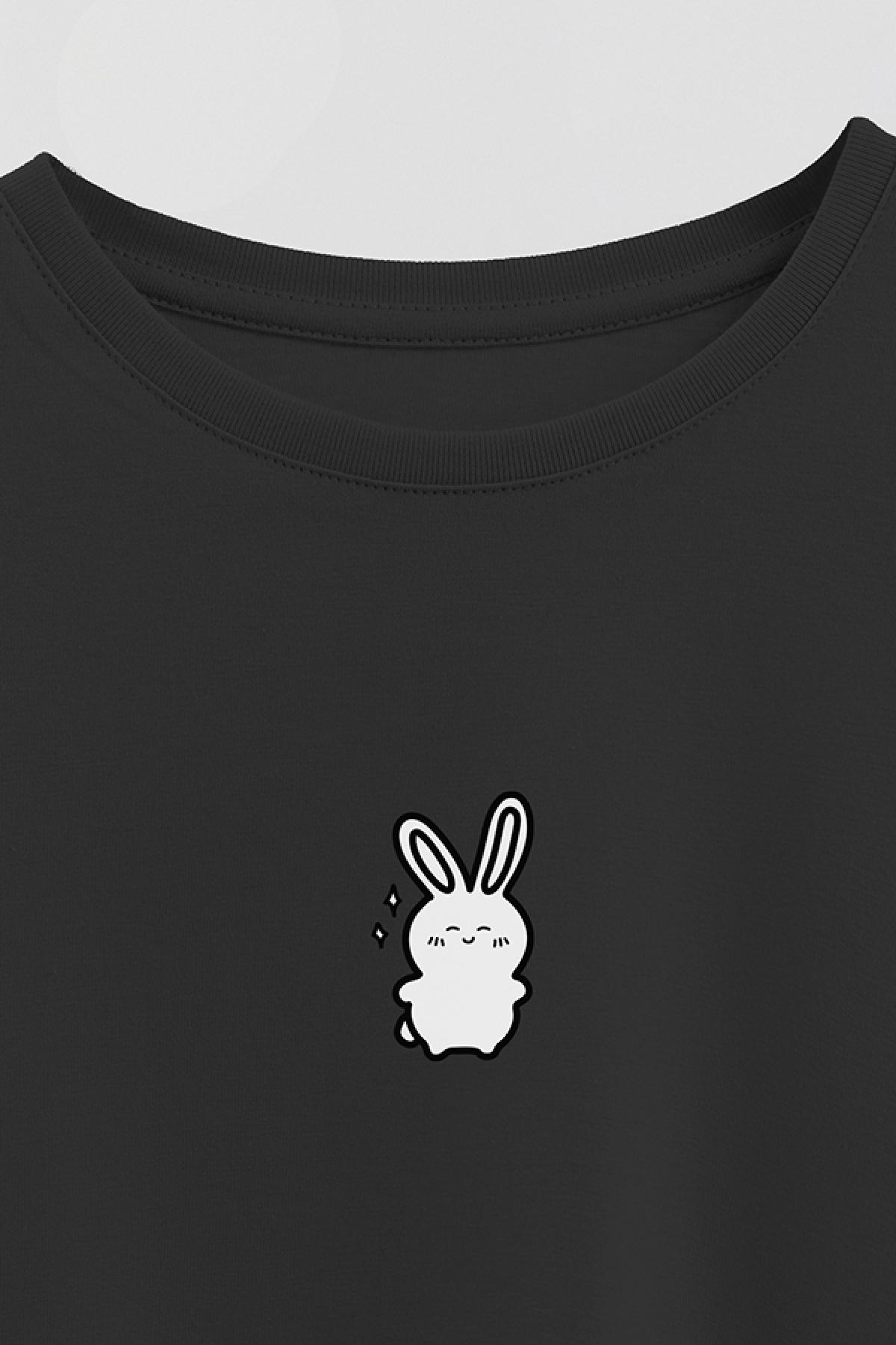 REMERA GIRL OVER MIN HAPPY BUNNY
