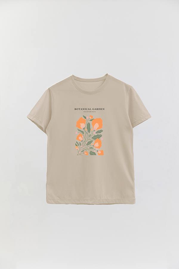 REMERA BASICA ESTAMPADA GARDEN 54