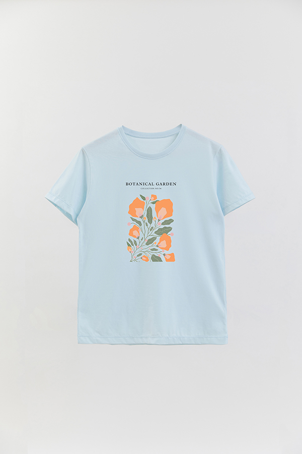 REMERA BASICA ESTAMPADA GARDEN 54