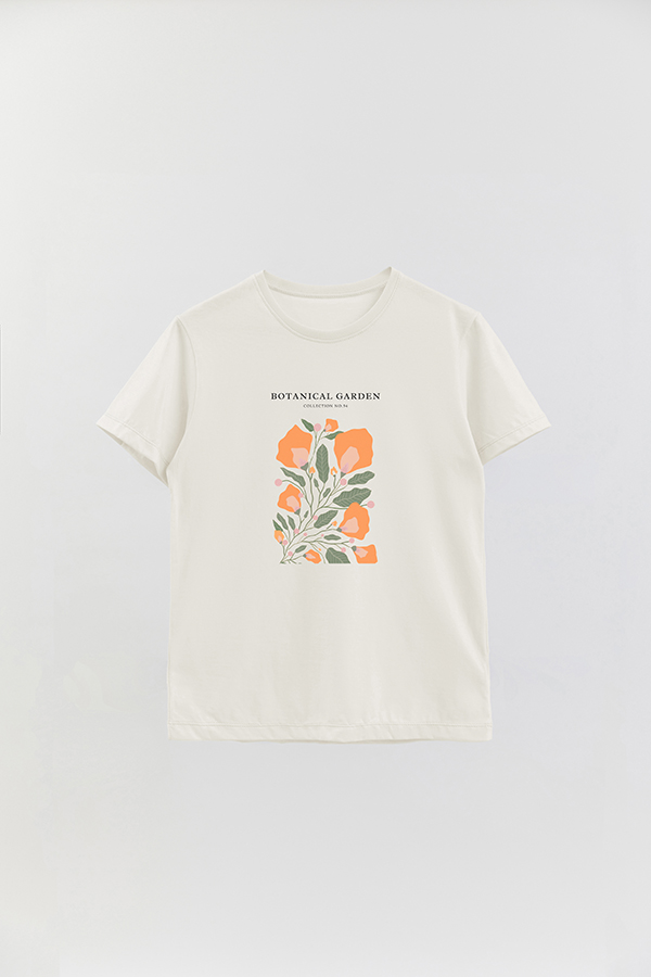REMERA BASICA ESTAMPADA GARDEN 54