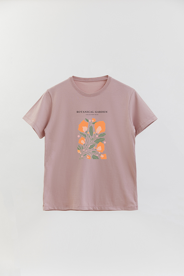 REMERA BASICA ESTAMPADA GARDEN 54