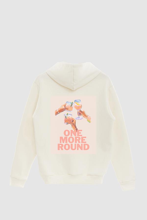 HOODIE ESTAMPADO POSTER ONE MORE ROUND
