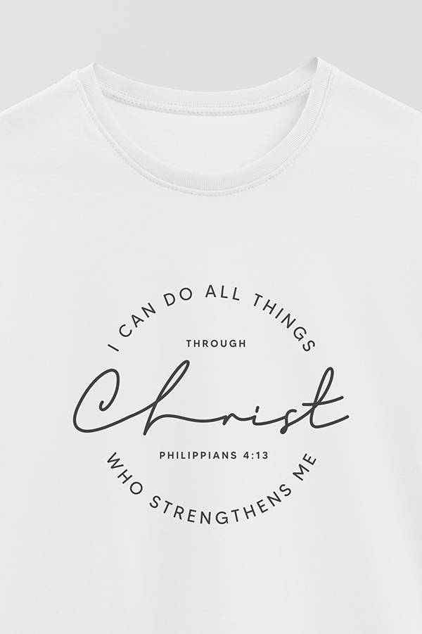 REMERA OVER ESTAMPADA UNISEX MNM I CAN DO ALL THINGS