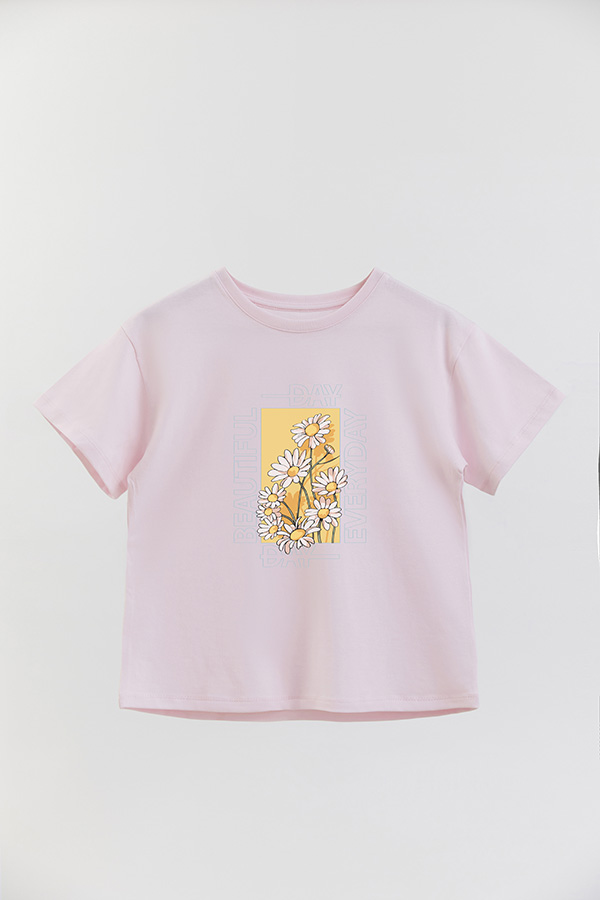 REMERA GIRL OVER BEAUTIFUL DAY