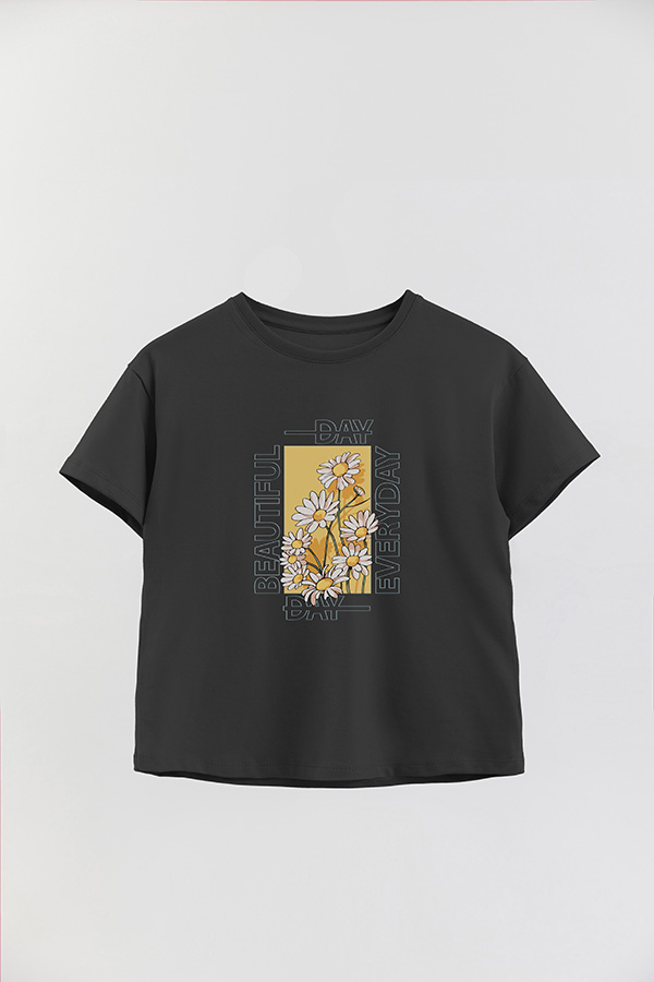 REMERA GIRL OVER BEAUTIFUL DAY