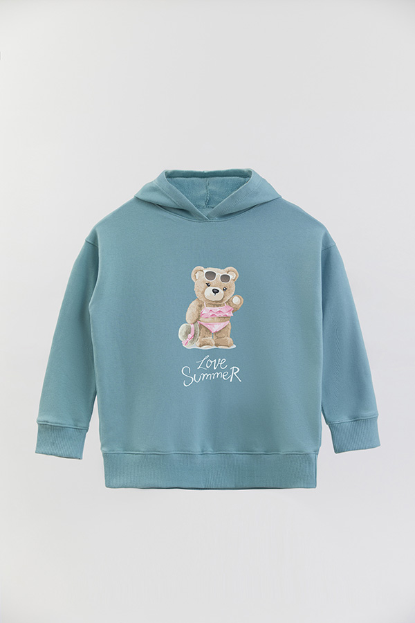 HOODIE RUSTICO KIDS TEDDY LOVE SUMMER
