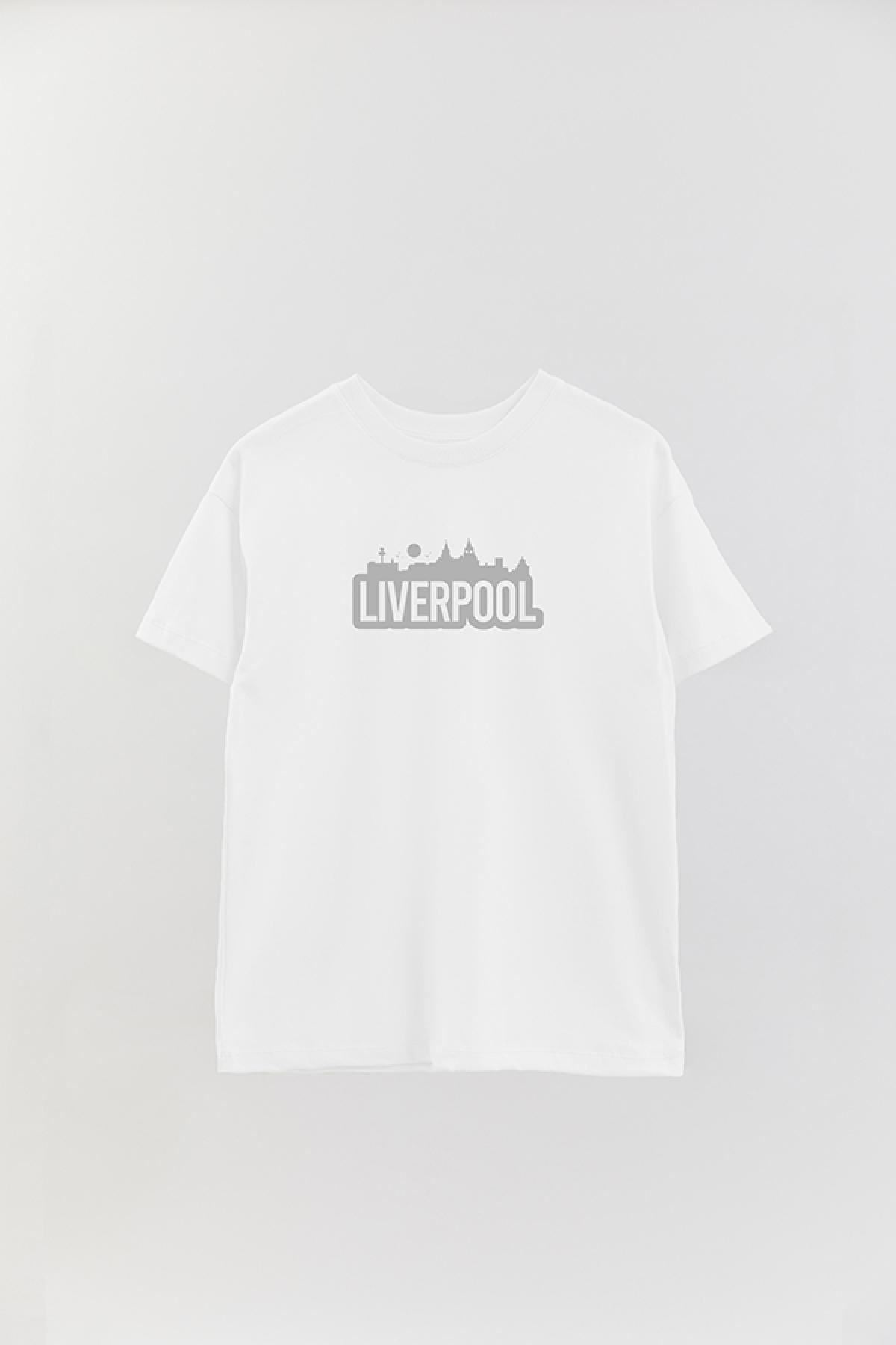 REMERA OVER ESTAMPADA CT BOLD LIVERPOOL