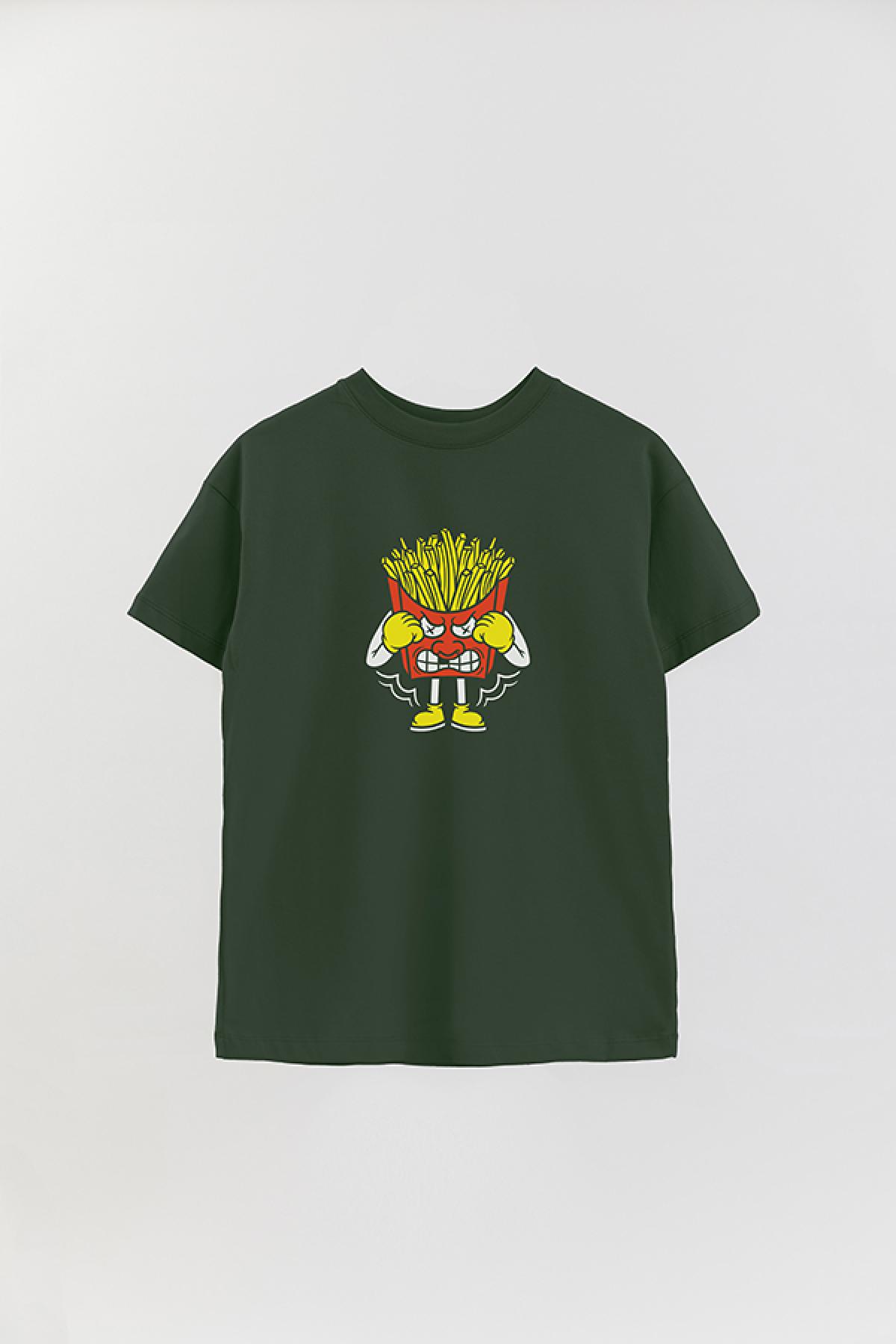 REMERA OVER ESTAMPADA JF BOXING FRIES