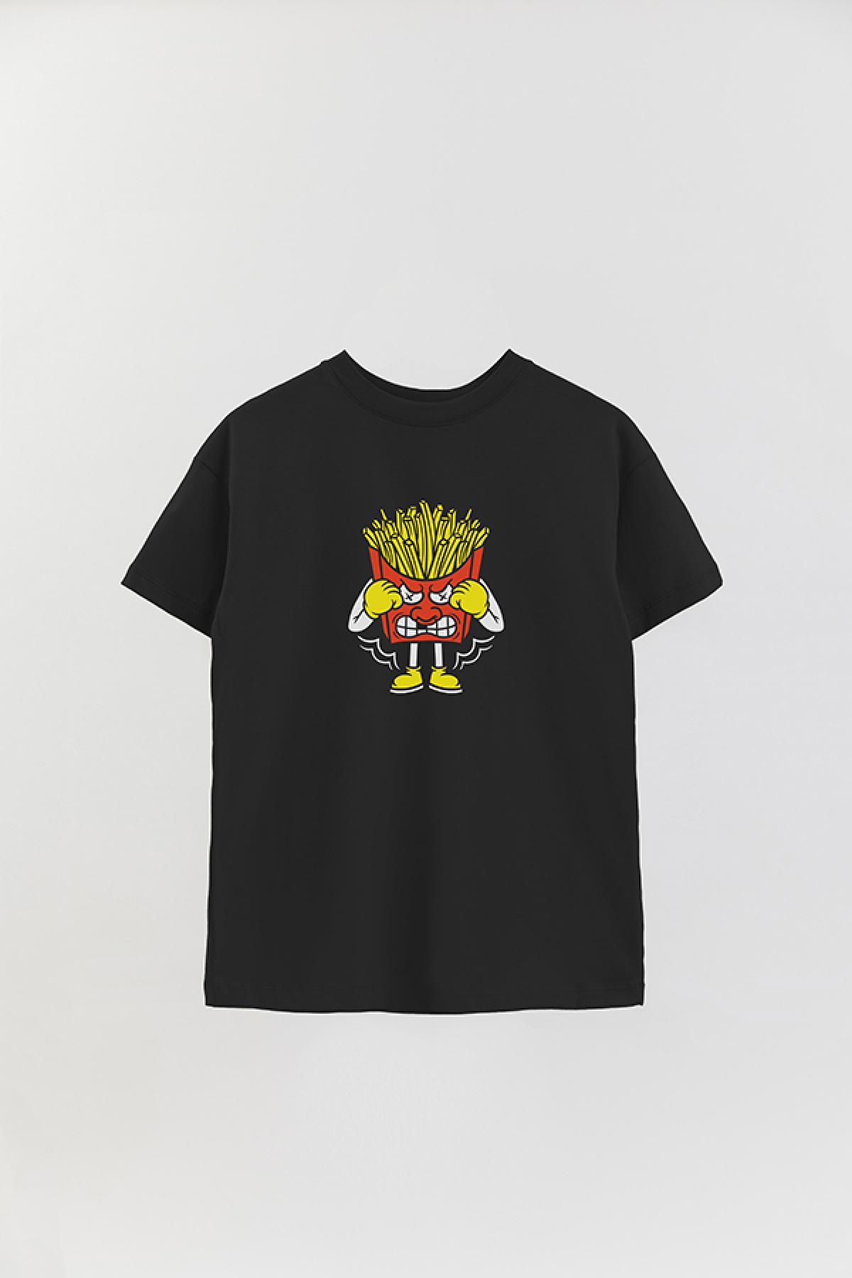 REMERA OVER ESTAMPADA JF BOXING FRIES
