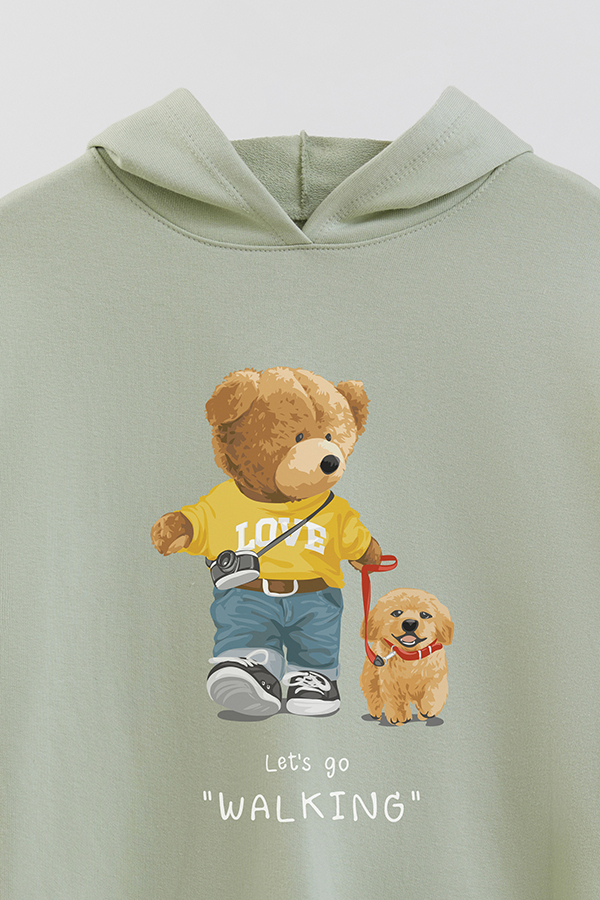 HOODIE RUSTICO KID TEDDY WALKING