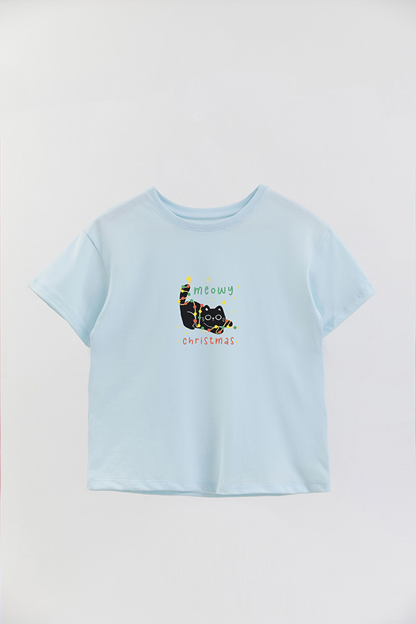 REMERA GIRL OVER JINGLE CAT 25