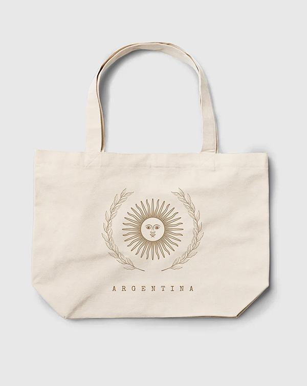 TOTE BAG LAUREL ARGENTINA