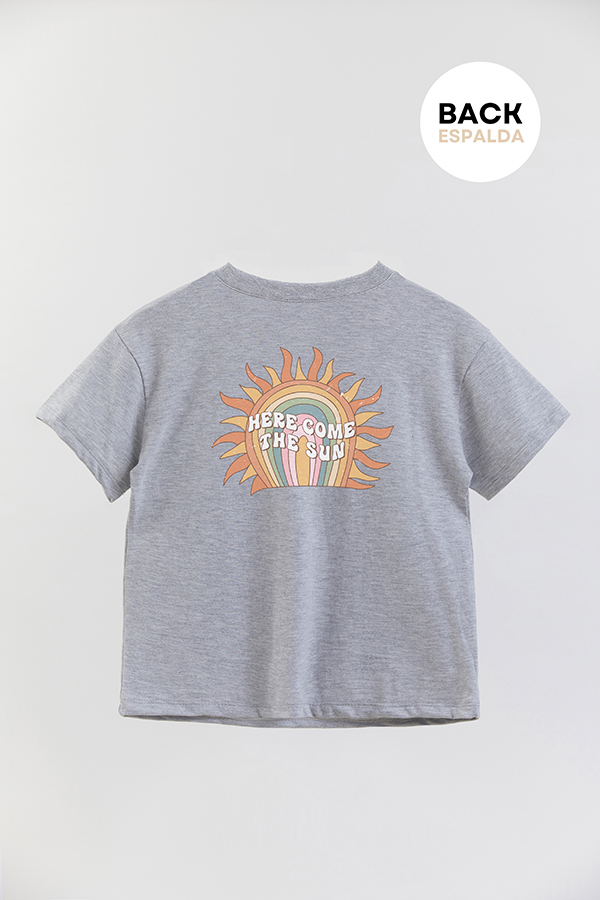 REMERA BOY OVER RETRO SUMMER HERE COME THE SUN
