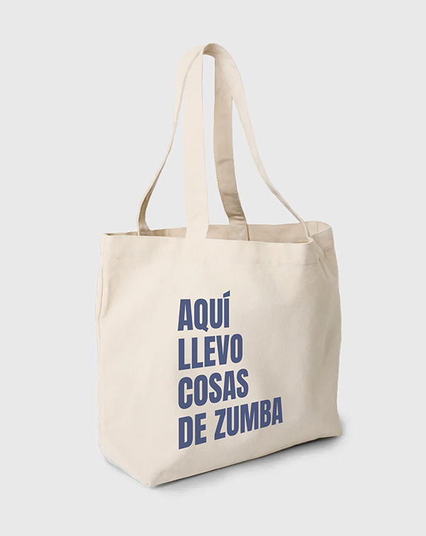 TOTE BAG AQUI LLEVO ZUMBA