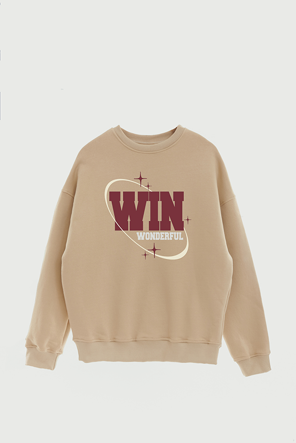 BUZO CREWNECK ESTAMPADO VARSITY WIN