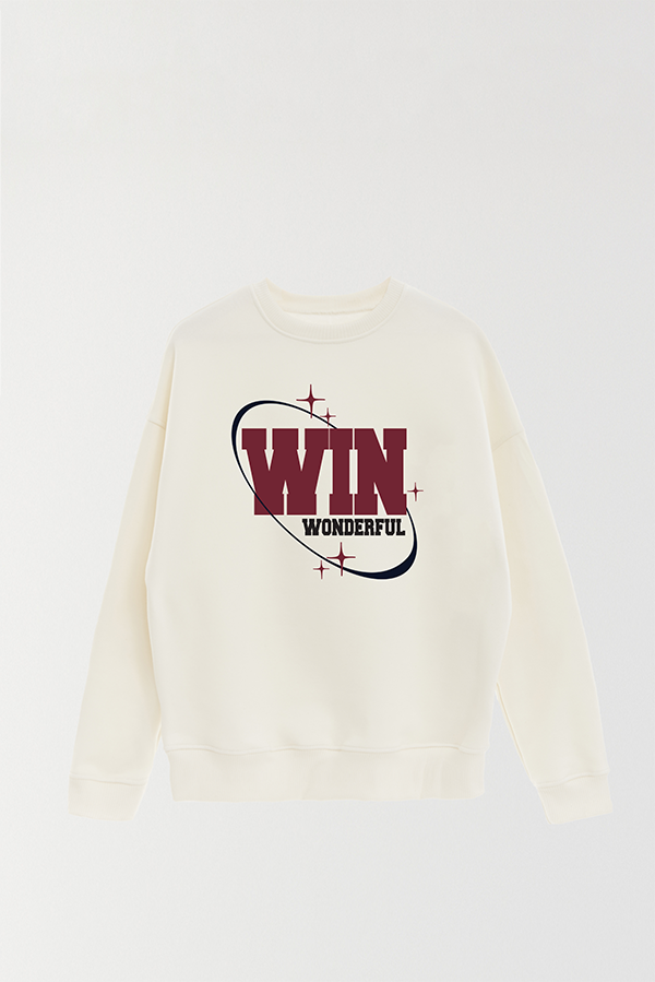 BUZO CREWNECK ESTAMPADO VARSITY WIN