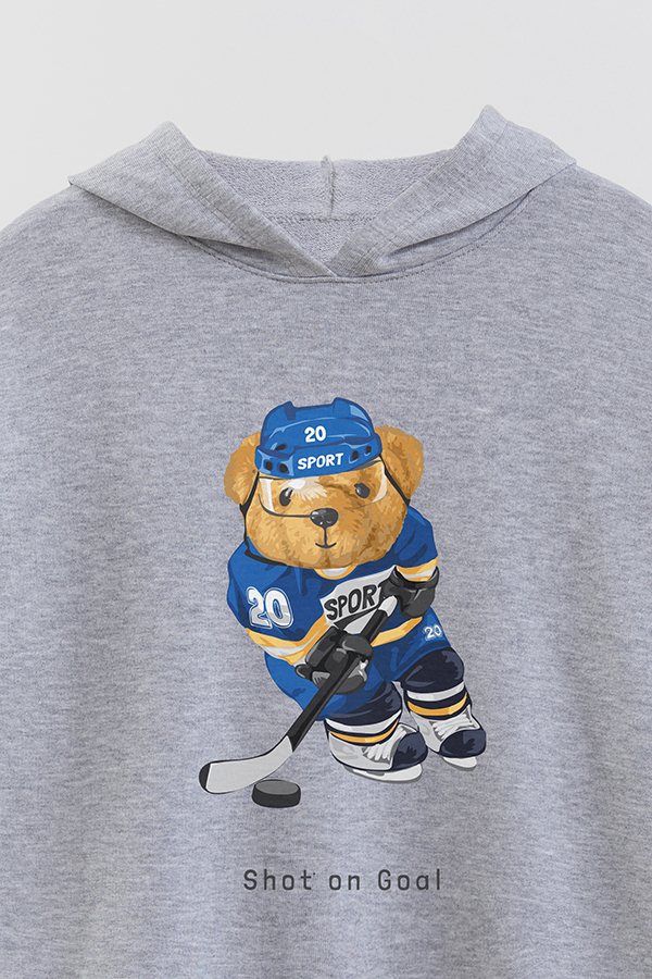 HOODIE RUSTICO BOY TEDDY SHOT ON GOAL