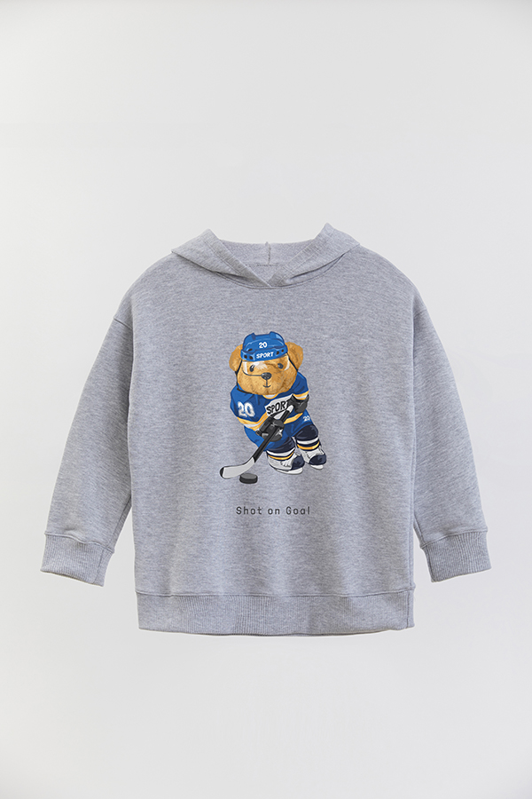 HOODIE RUSTICO BOY TEDDY SHOT ON GOAL