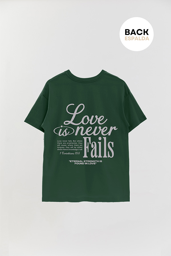 REMERA OVER ESTAMPADA UNISEX ESPALDA LOVE 1