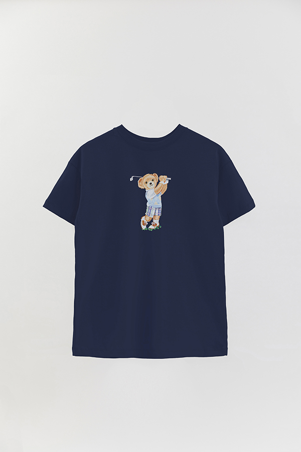 REMERA OVER ESTAMPADA UNISEX BEAR YOUNG GOLFER