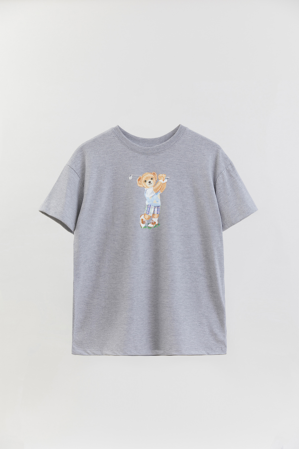 REMERA OVER ESTAMPADA UNISEX BEAR YOUNG GOLFER