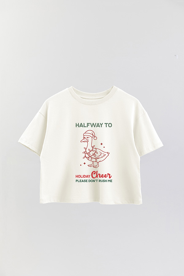 REMERA CROP HALFWAY TO