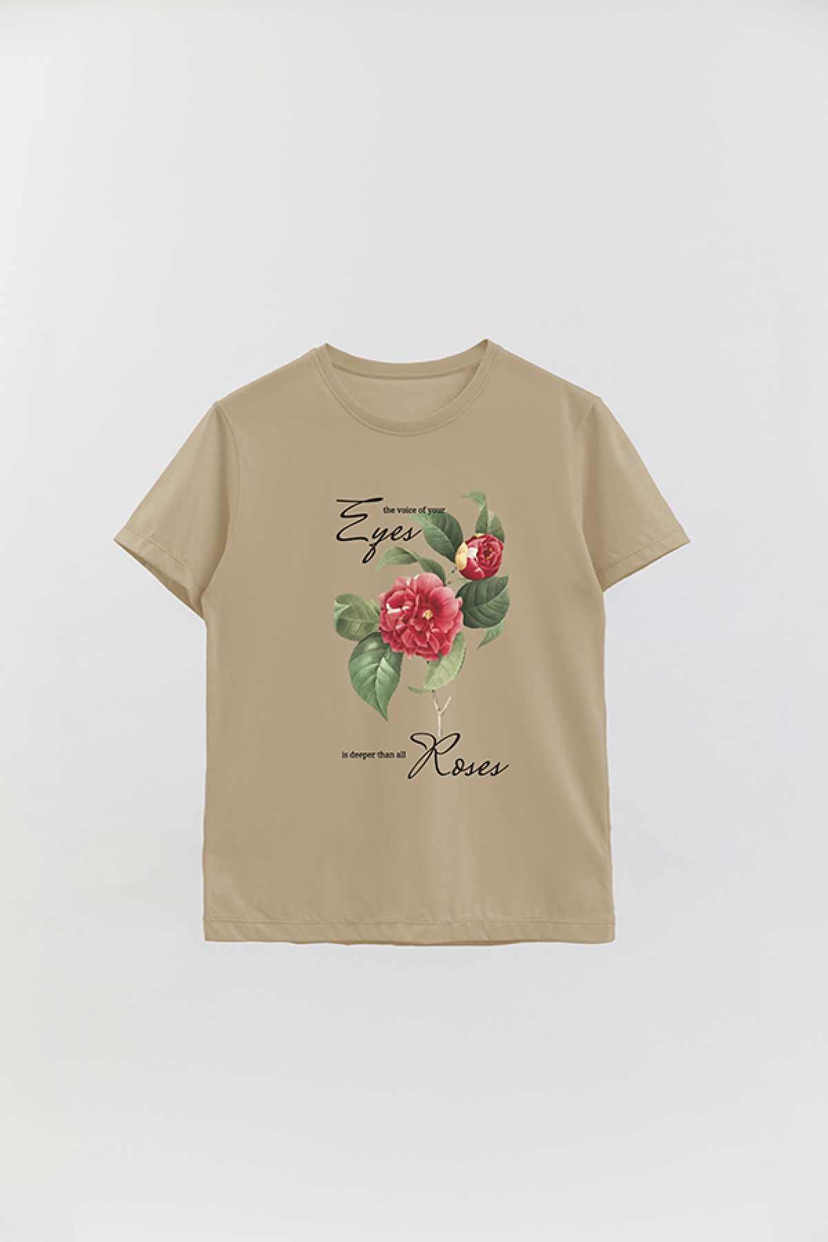 REMERA BASICA ESTAMPADA FLO3 THE VOICE OF YOUR EYES