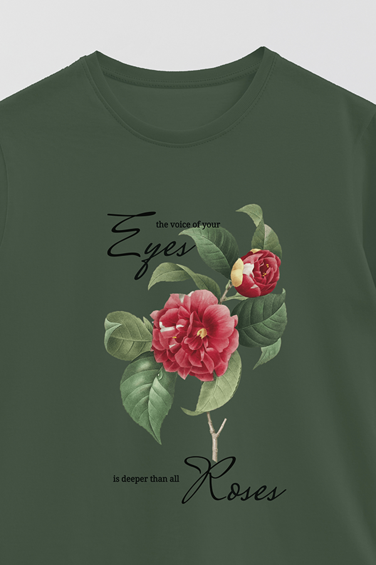 REMERA BASICA ESTAMPADA FLO3 THE VOICE OF YOUR EYES