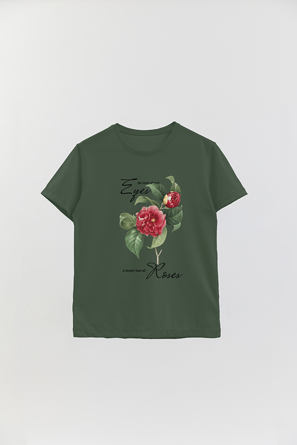 REMERA BASICA ESTAMPADA FLO3 THE VOICE OF YOUR EYES