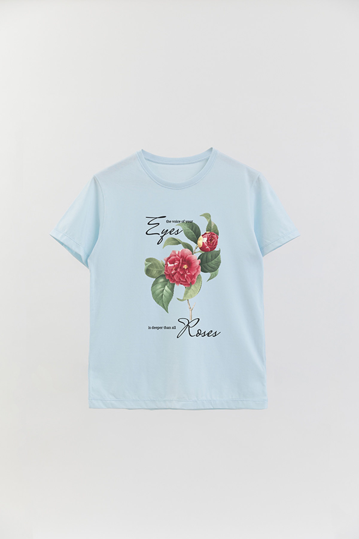 REMERA BASICA ESTAMPADA FLO3 THE VOICE OF YOUR EYES