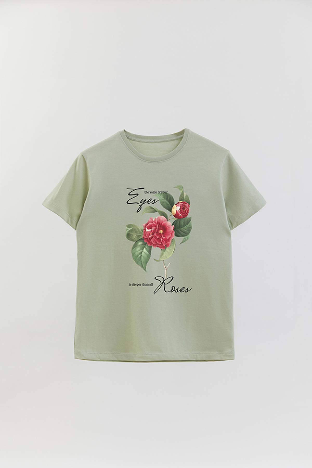 REMERA BASICA ESTAMPADA FLO3 THE VOICE OF YOUR EYES
