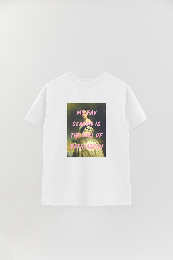 REMERA OVER ESTAMPADA ART COLLECTION 92 MY FAV SEASON