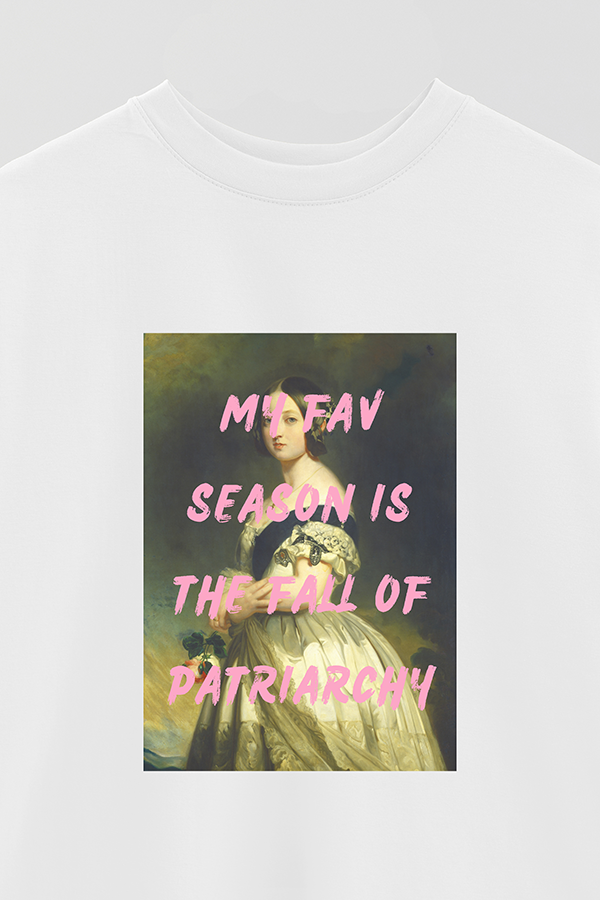 REMERA OVER ESTAMPADA ART COLLECTION 92 MY FAV SEASON