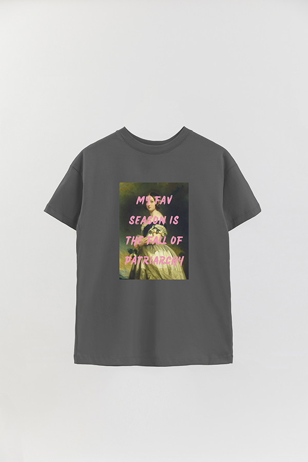 REMERA OVER ESTAMPADA ART COLLECTION 92 MY FAV SEASON