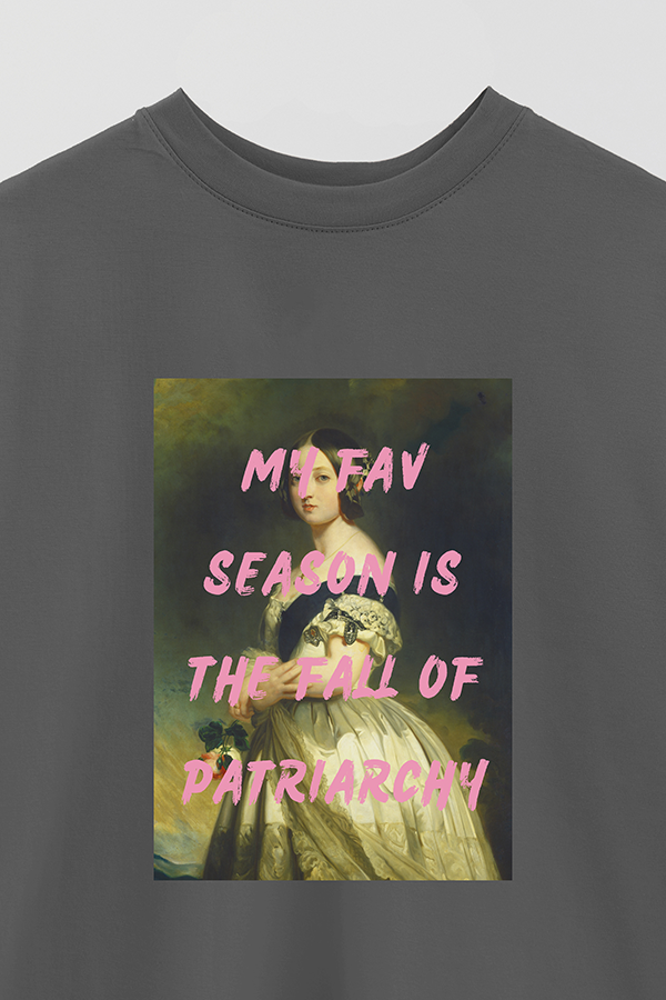REMERA OVER ESTAMPADA ART COLLECTION 92 MY FAV SEASON