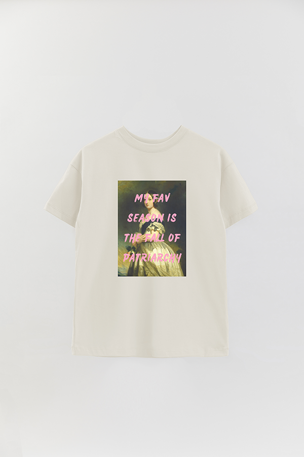 REMERA OVER ESTAMPADA ART COLLECTION 92 MY FAV SEASON