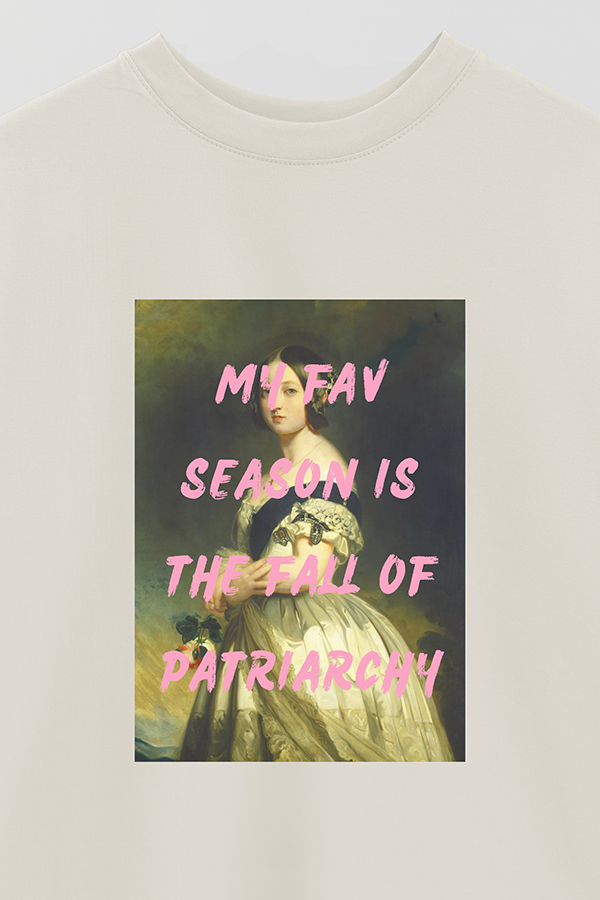 REMERA OVER ESTAMPADA ART COLLECTION 92 MY FAV SEASON