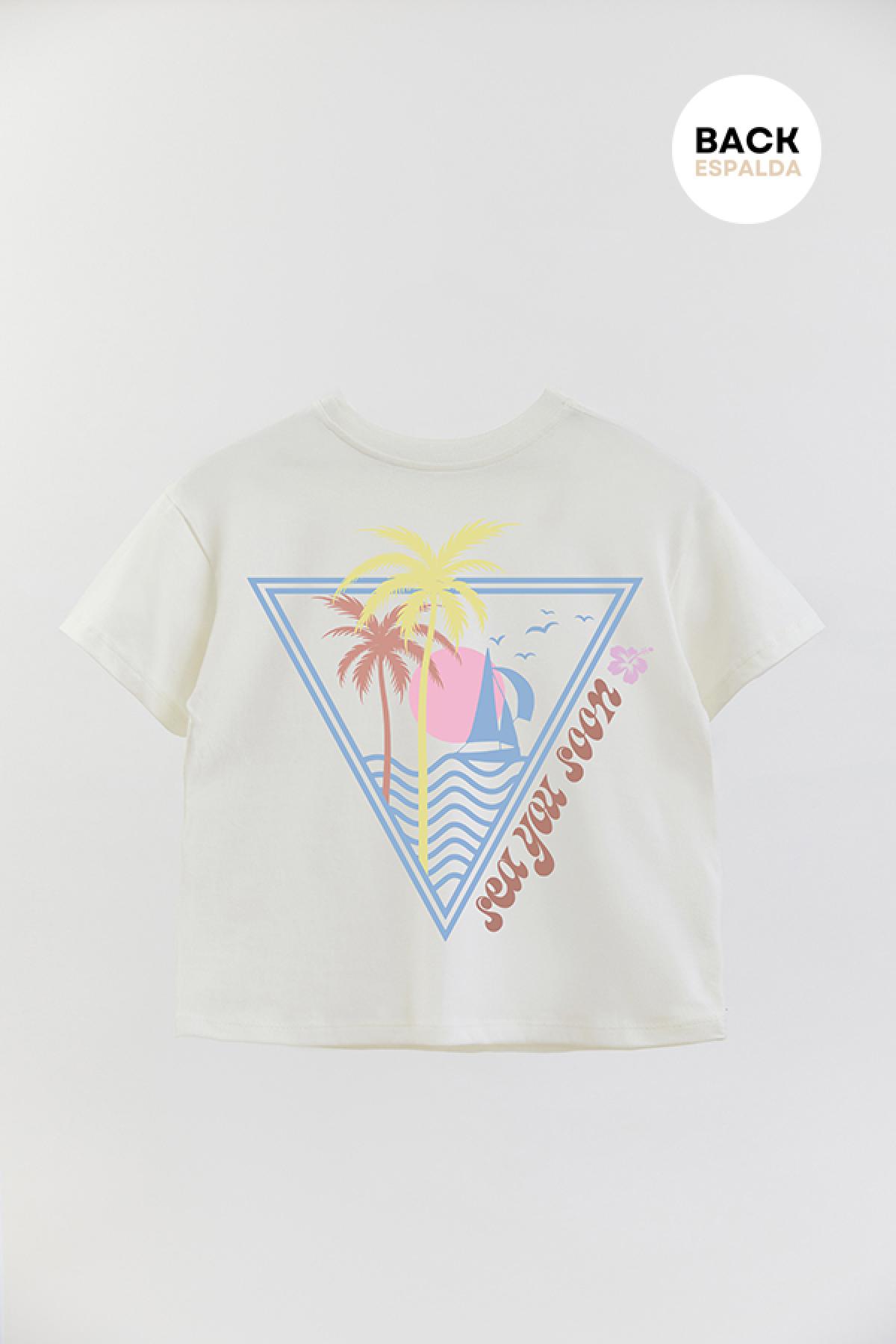 REMERA GIRL OVER RT SEA YOU SOON