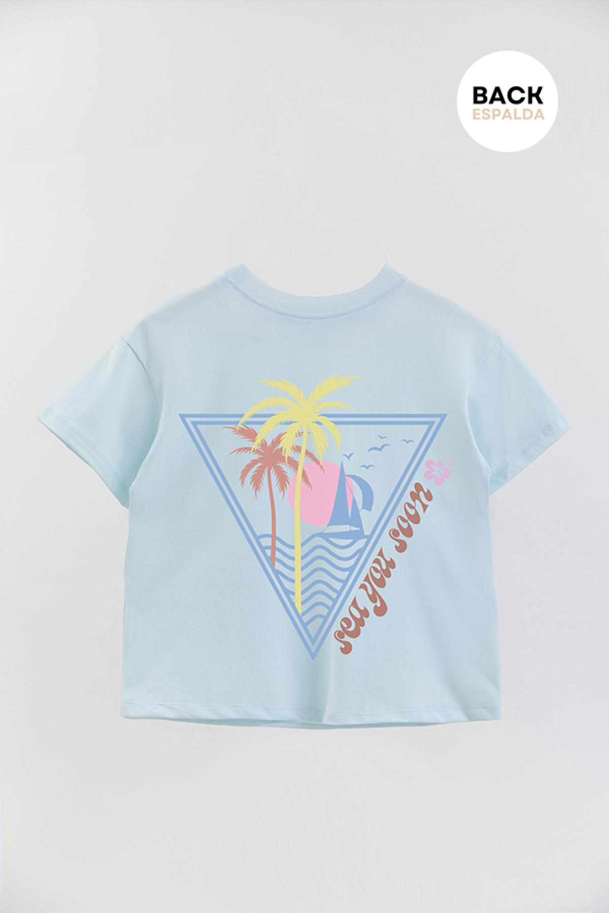 REMERA GIRL OVER RT SEA YOU SOON
