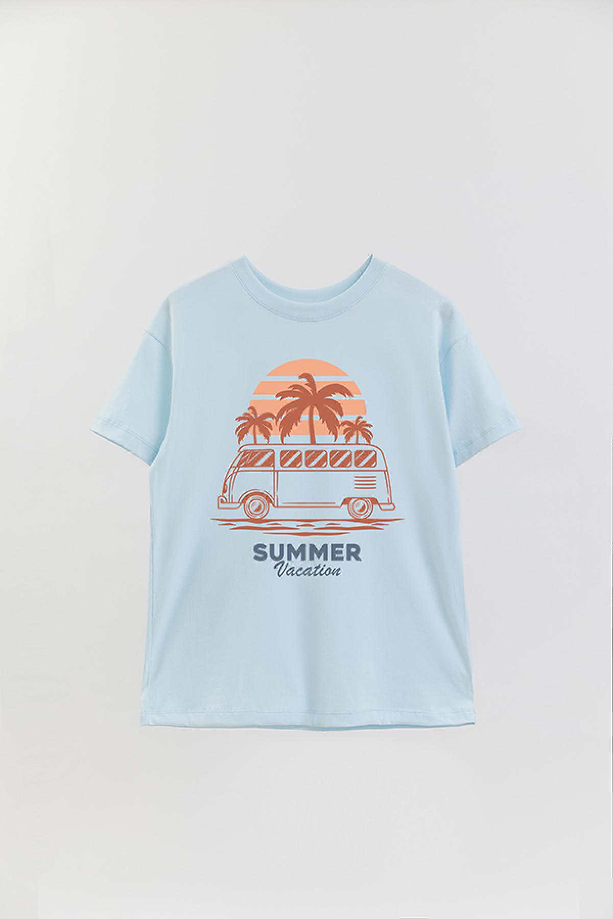 REMERA OVER ESTAMPADA SM SUMMER VACATION